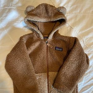 Patagonia Furry Friends Hoody in Brown, 2T